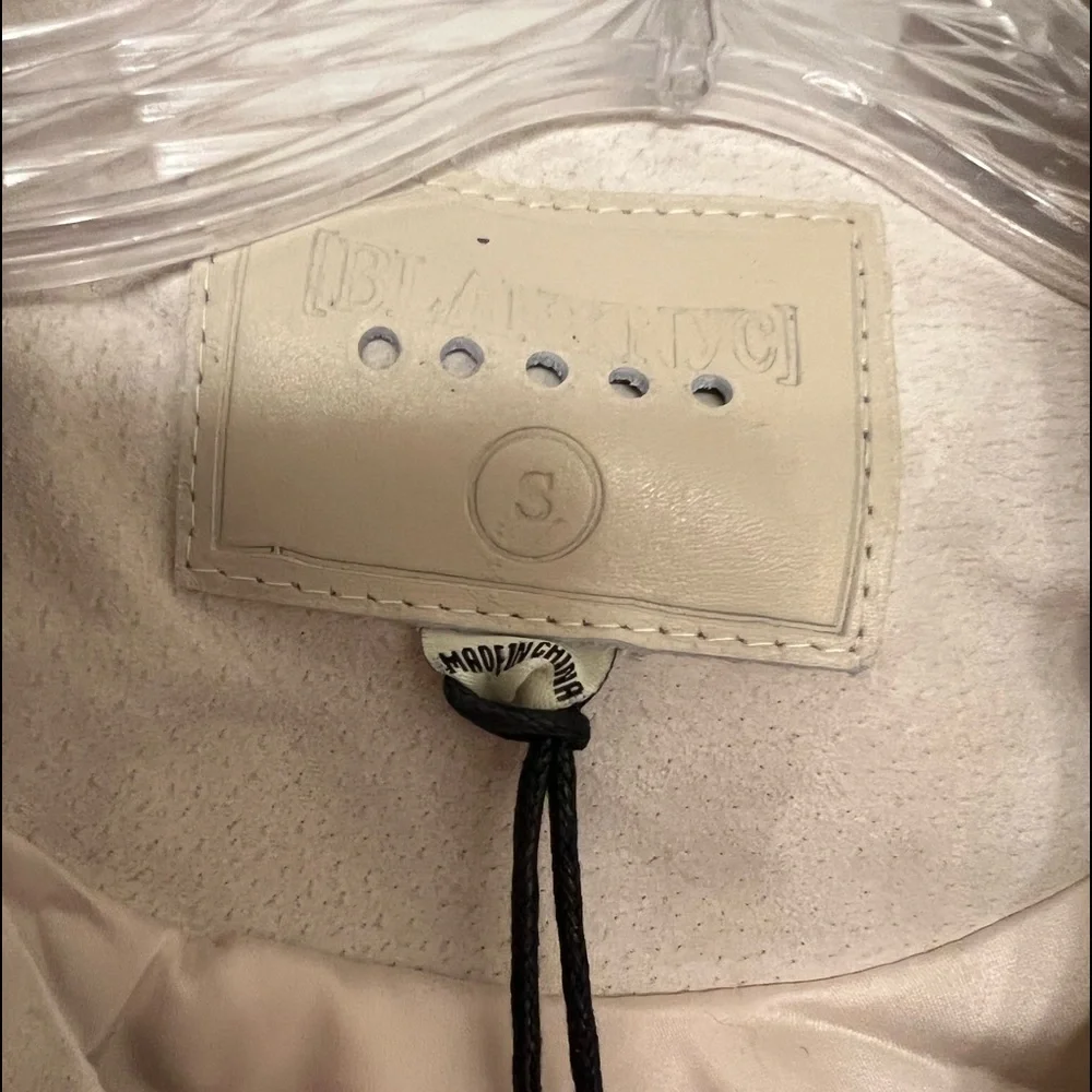 Blank NYC brand new with tags adorable leather jacket with cute buckle detail - Picture 13 of 13